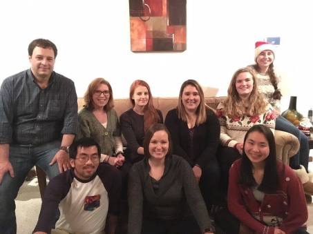 Enjoying the 2017 Demas lab Christmas party!